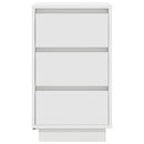 vidaXL éjjeliszekrény LED világítással Fehér 38x34x50 cm 38x34x65 cm