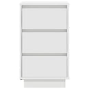 vidaXL éjjeliszekrény LED világítással Fehér 38x34x50 cm 38x34x65 cm