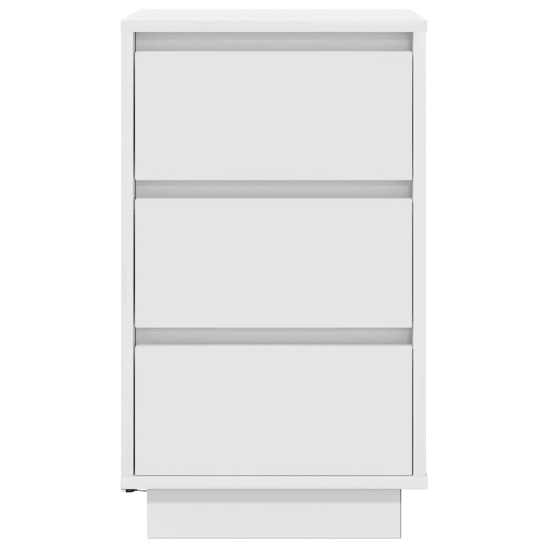 vidaXL éjjeliszekrény LED világítással Fehér 38x34x50 cm 38x34x65 cm