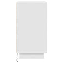 vidaXL éjjeliszekrény LED világítással Fehér 38x34x50 cm 38x34x65 cm