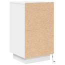 vidaXL éjjeliszekrény LED világítással Fehér 38x34x50 cm 38x34x65 cm