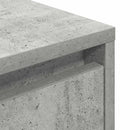 vidaXL betonszürke éjjeliszekrény LED-világítással 38x34x65 cm