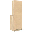 vidaXL sonoma tölgy színű szerelt fa éjjeliszekrény 39x35x125 cm