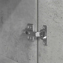 vidaXL betonszürke szerelt fa éjjeliszekrény 39x35x125 cm