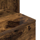 vidaXL füstös tölgy színű szerelt fa éjjeliszekrény 39x35x125 cm