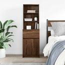 vidaXL barna tölgy színű szerelt fa éjjeliszekrény 39x35x125 cm