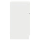 vidaXL fehér szerelt fa éjjeliszekrény 39x35x65 cm