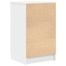 vidaXL fehér szerelt fa éjjeliszekrény 39x35x65 cm