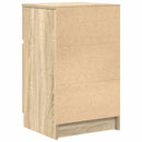 vidaXL 2 db sonoma tölgy színű szerelt fa éjjeliszekrény 39x35x65 cm