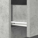 vidaXL 2 db betonszürke szerelt fa éjjeliszekrény 39x35x65 cm