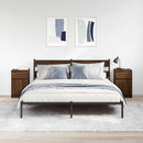 vidaXL 2 db barna tölgyszínű éjjeliszekrény 39x35x65 cm