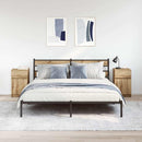 vidaXL 2 db kézműves tölgy színű éjjeliszekrény 39x35x65 cm