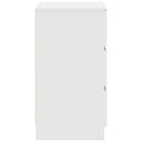 vidaXL fehér éjjeliszekrény 3 fiókkal 39x35x65 cm