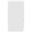 vidaXL 2 db fehér éjjeliszekrények 3 fiókkal 39x35x65 cm