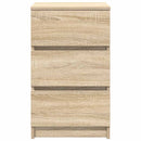 vidaXL sonoma tölgy éjjeliszekrény 3 fiókkal 39x35x65 cm