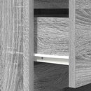 vidaXL szürke sonoma színű éjjeliszekrény 3 fiókkal 39x35x65 cm