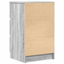 vidaXL 2 db szürke sonoma színű éjjeliszekrények 3 fiókkal 39x35x65 cm