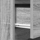 vidaXL 2 db szürke sonoma színű éjjeliszekrények 3 fiókkal 39x35x65 cm