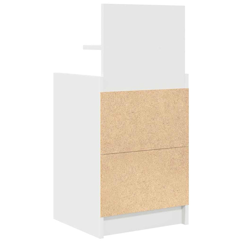 vidaXL 2 db fehér éjjeliszekrények 2 fiókkal 38x34x80 cm