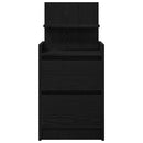 vidaXL fekete éjjeliszekrény 2 fiókkal 38x34x80 cm