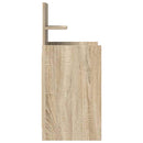 vidaXL sonoma tölgy színű éjjeliszekrény 2 fiókkal 38x34x80 cm