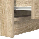 vidaXL 2 db sonoma tölgy színű éjjeliszekrények 2 fiókkal 38x34x80 cm