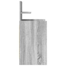 vidaXL 2 db szürke sonoma színű éjjeliszekrények 2 fiókkal 38x34x80 cm