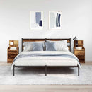 vidaXL 2 db antik fa színű éjjeliszekrények 2 fiókkal 38x34x80 cm