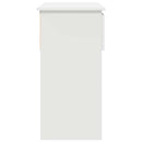 vidaXL fehér konzolasztal fiókokkal 85,5x38,5x74,5 cm