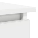 vidaXL fehér konzolasztal fiókokkal 85,5x38,5x74,5 cm