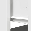 vidaXL fehér konzolasztal fiókokkal 85,5x38,5x74,5 cm