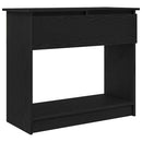 vidaXL fekete konzolasztal fiókokkal 85,5x38,5x74,5 cm