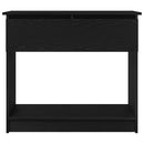 vidaXL fekete konzolasztal fiókokkal 85,5x38,5x74,5 cm