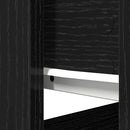 vidaXL fekete konzolasztal fiókokkal 85,5x38,5x74,5 cm