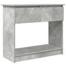 vidaXL betonszürke konzolasztal fiókokkal 85,5x38,5x74,5 cm