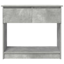 vidaXL betonszürke konzolasztal fiókokkal 85,5x38,5x74,5 cm