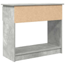 vidaXL betonszürke konzolasztal fiókokkal 85,5x38,5x74,5 cm