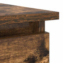 vidaXL füstös tölgy színű konzolasztal fiókokkal 85,5x38,5x74,5 cm