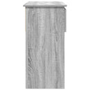 vidaXL szürke sonoma színű konzolasztal fiókokkal 85,5x38,5x74,5 cm