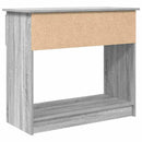 vidaXL szürke sonoma színű konzolasztal fiókokkal 85,5x38,5x74,5 cm