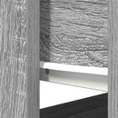 vidaXL szürke sonoma színű konzolasztal fiókokkal 85,5x38,5x74,5 cm