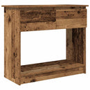 vidaXL antik fa konzolasztal fiókokkal 85,5x38,5x74,5 cm