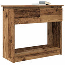 vidaXL antik fa konzolasztal fiókokkal 85,5x38,5x74,5 cm