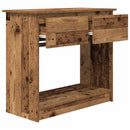 vidaXL antik fa konzolasztal fiókokkal 85,5x38,5x74,5 cm