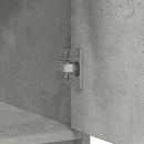 vidaXL betonszürke szerelt fa tálalószekrény fiókos 80x34x76 cm