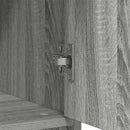 vidaXL szürke sonoma szerelt fa tálalószekrény fiókos 80x34x76 cm