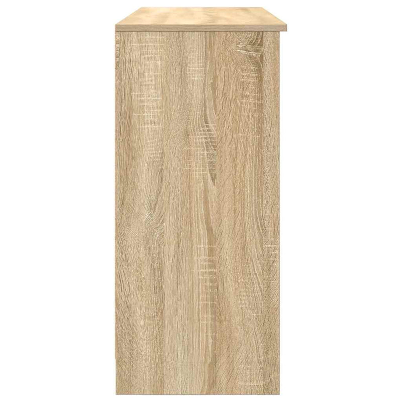 vidaXL sonoma tölgy szerelt fa tálalószekrény fiókos 101x35x76 cm