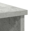 vidaXL betonszürke szerelt fa tálalószekrény fiókos 101x35x76 cm