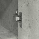 vidaXL betonszürke szerelt fa tálalószekrény fiókos 101x35x76 cm