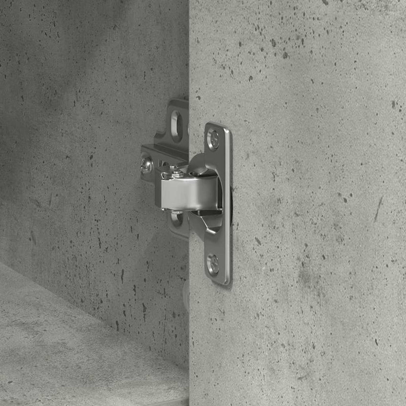 vidaXL betonszürke szerelt fa tálalószekrény fiókos 101x35x76 cm